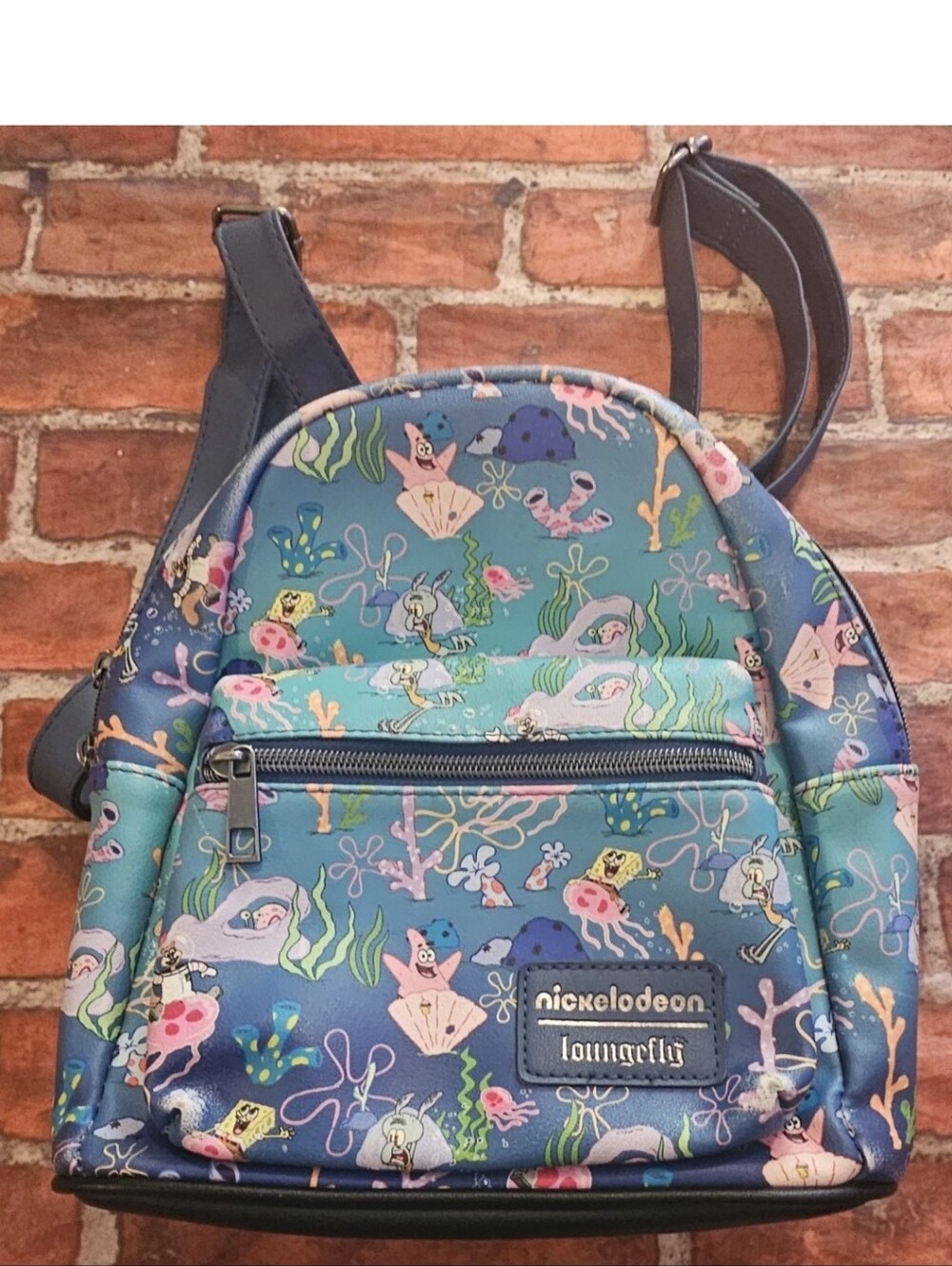 Loungefly Nickelodeon SpongeBob SquarePants Jellyfishing Mini Backpack